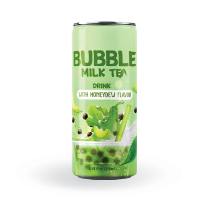 Bubble Milk Tea With Honeydew Flavor