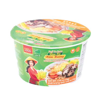 Instant Pho Rice Noodles Vegetable & Mushroom Flavor