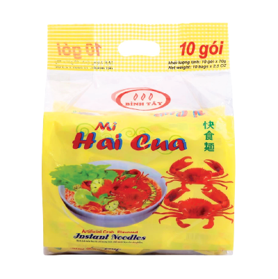 Instant Ramen Noodles Artificial Crab Flavor