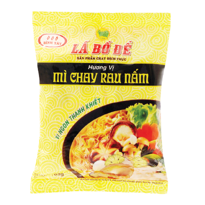 Instant Ramen Noodles Vegetable & Mushroom Flavor