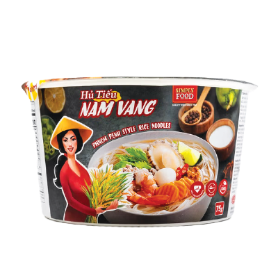 Instant Rice Noodles Artificial Phnom Penh - Style Broth Flavor