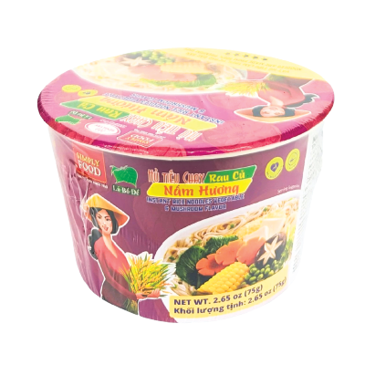 Instant Rice Noodles Vegetables & Mushroom Flavor