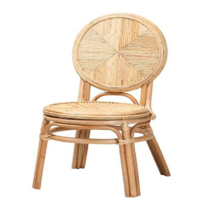 Vintage Painted Rattan Chair