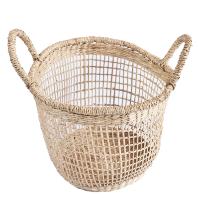 Floppy Woven Seagrass Storage Basket