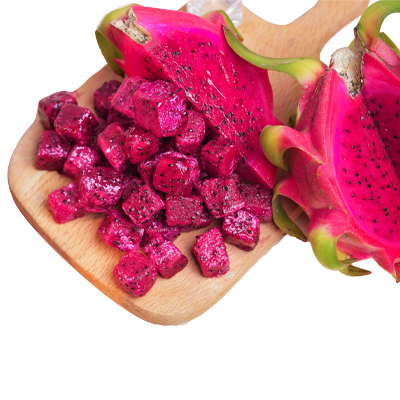 Diced Red Dragon Fruit