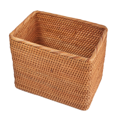 Rectangular Wicker Rattan Storage Basket