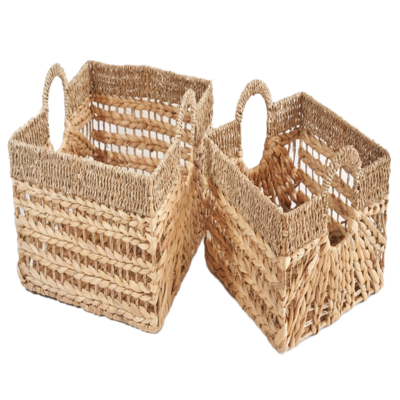 Seagrass Water Hyacinth Storage Basket