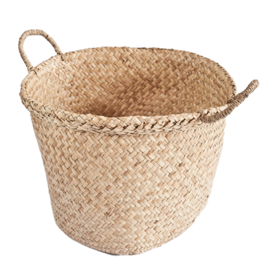 Woven Seagrass Laundry, Storage Basket