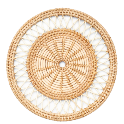 Woven Wicker Rattan Placemat, Dinnerware